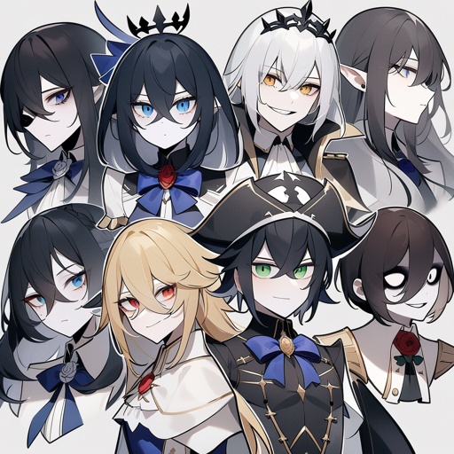 Un chevalier en armure noire, sans casque. Il est pâle de peau, les cheveux blonds, les yeux gris, il a une étoile au milieu du front. Son visage est souriant, mais a le regard triste. Il porte en main droite une grosse hache et en main gauche un bouclier runique 