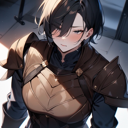 1 guy+++, half human, half mole, with a complété leather armor